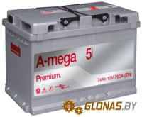 A-Mega Premium L+ (74Ah) - фото
