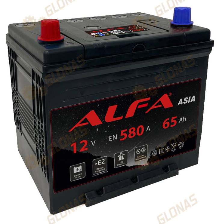 Alfa Asia 65 JL (65 А·ч)