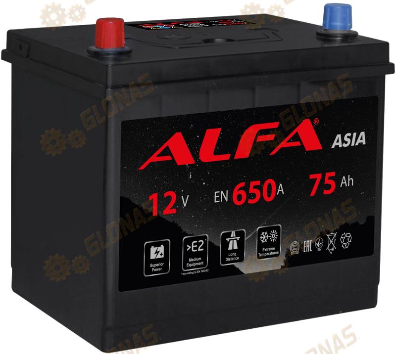 Alfa Asia 75 JL (75 А·ч)