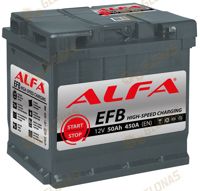 ALFA EFB 50 R (50 А·ч) - фото