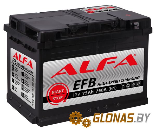 ALFA EFB 75 R (75 А·ч)