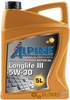 Alpine Longlife III 5W-30 5л - фото