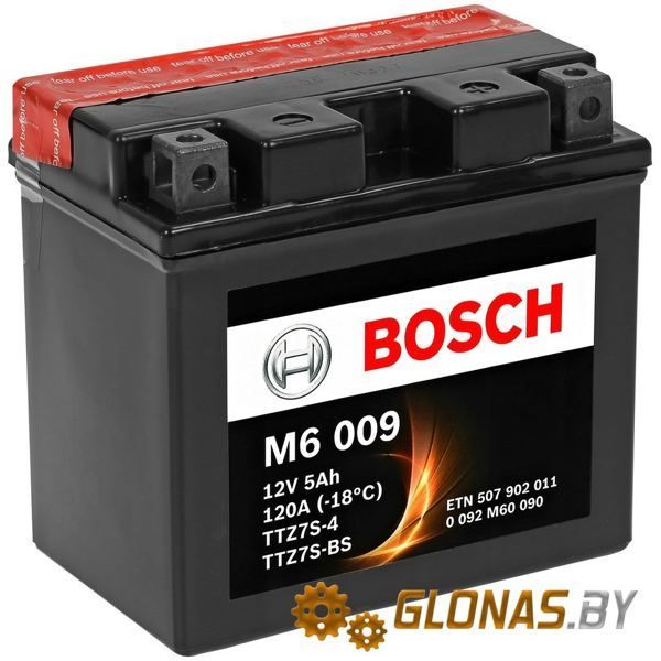 Bosch M6 AGM M6009 YTZ7S-4/YTZ7S-BS (7Ah)