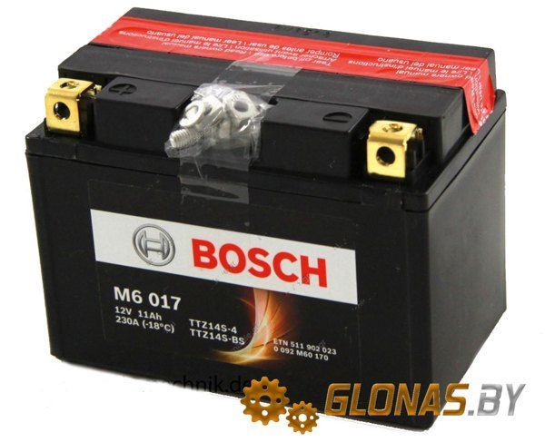 Bosch M6 AGM M6017 YTZ14S-4/YTZ14S-BS (11Ah)