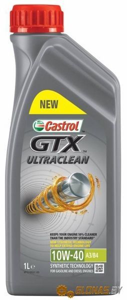 Castrol GTX Ultraclean 10W-40 A3/B4 1л