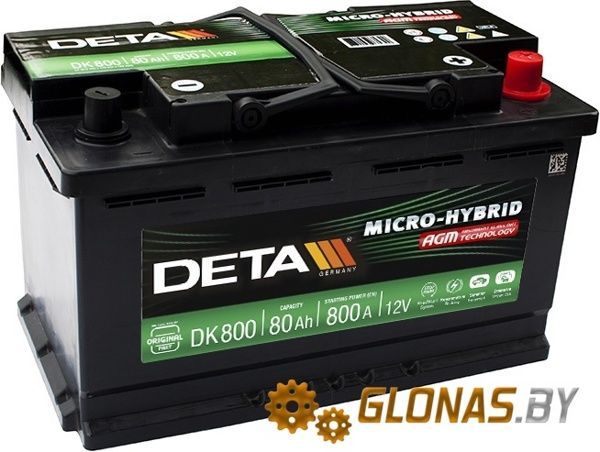 Deta Micro-Hybrid AGM DK800 (80Ah)
