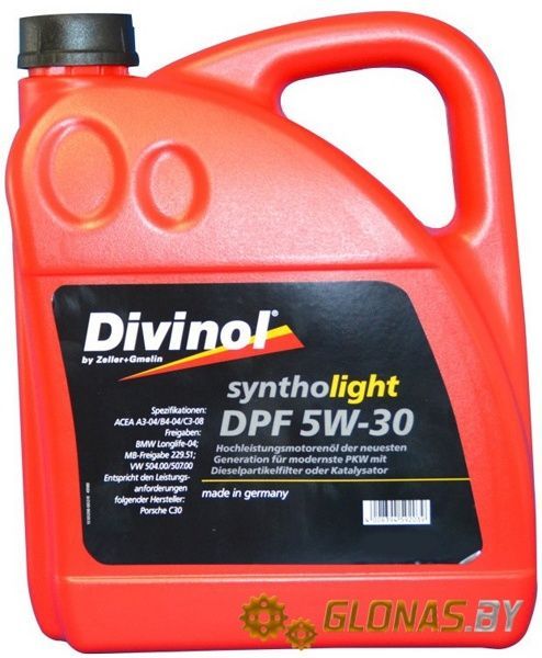 Divinol Syntholight DPF 5W-30 5л