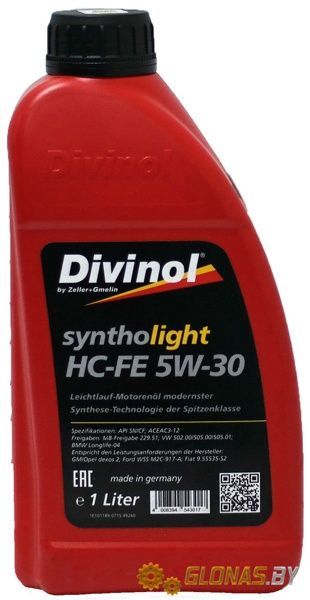 Divinol Syntholight HC-FE 5W-30 1л