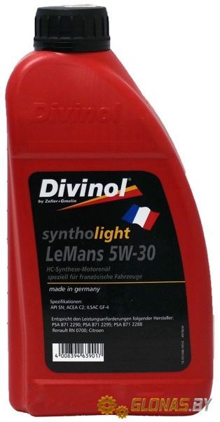Divinol Syntholight LeMans 5W-30 1л