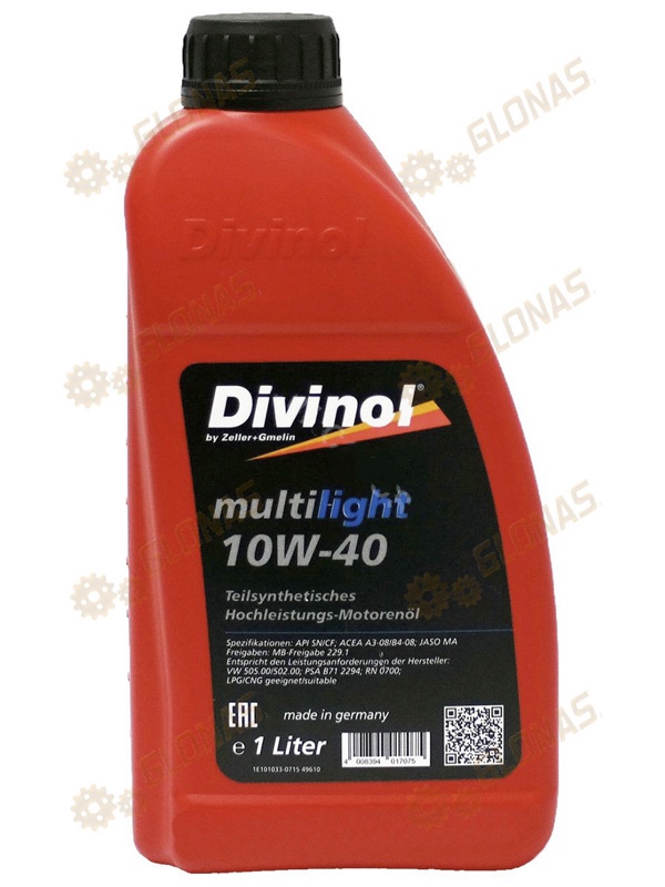 Divinol Multilight 10W-40 1л