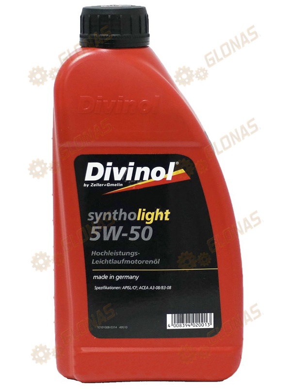 Divinol Syntholight 5W-50 1л