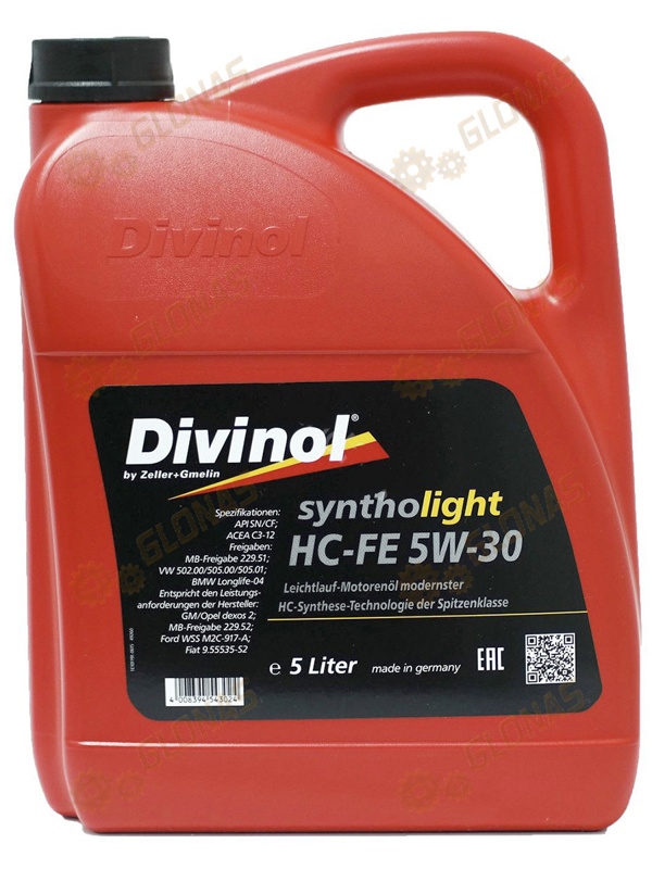 Divinol Syntholight HC-FE 5W-30 5л