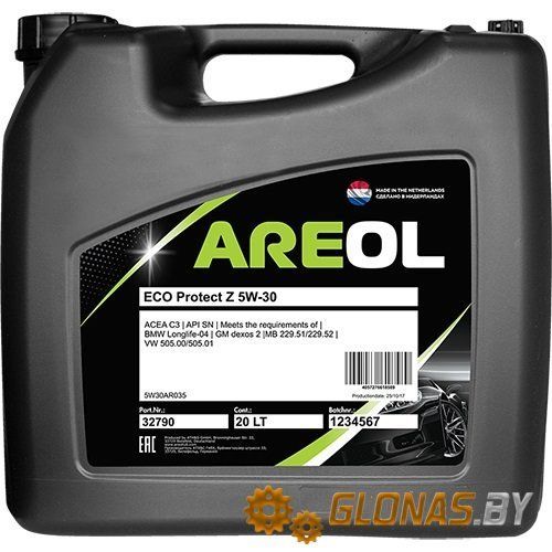 Areol ECO Protect Z 5W-30 20л