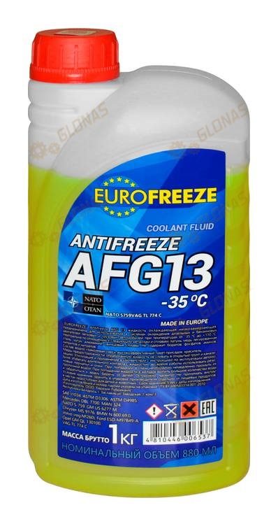 Eurofreeze Antifreeze AFG 13 1кг жёлтый