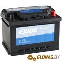 Exide Classic EC502 R+ (50Ah) - фото