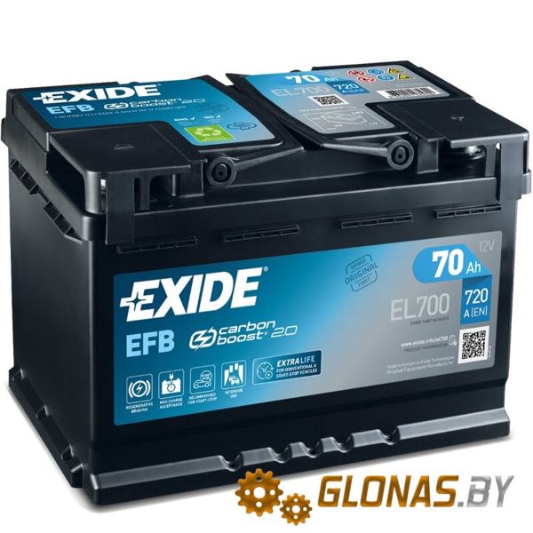 Exide Start-Stop EFB EL700 (70 А/ч)