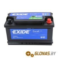 Exide Excell EB802 R+ (80Ah) - фото