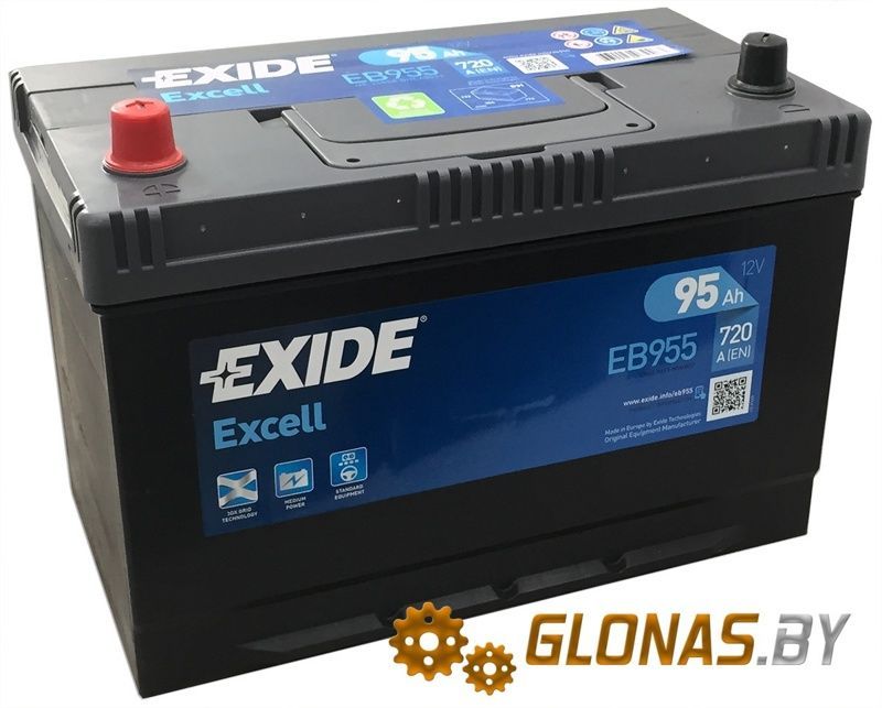 Exide Excell EB955 L+ (95Ah)