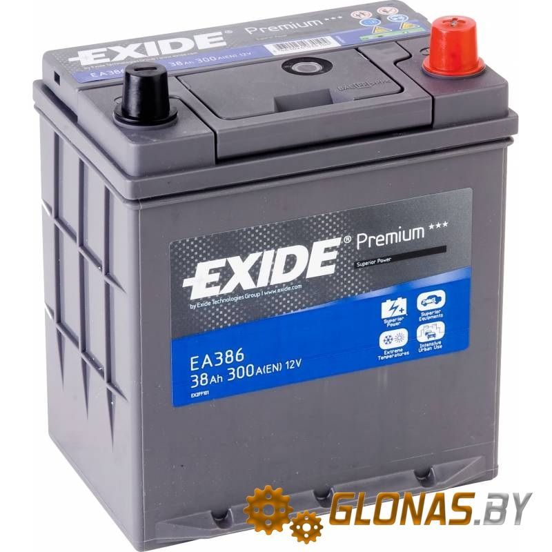 Exide Premium EA386 (38 А/ч)