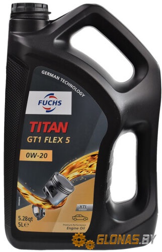 Fuchs Titan GT1 Flex 5 0W-20 5л