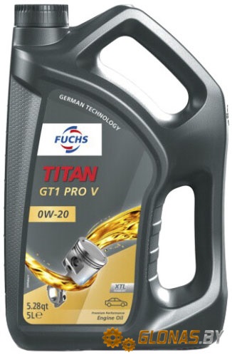 Fuchs Titan GT1 Pro V 0W-20 5л