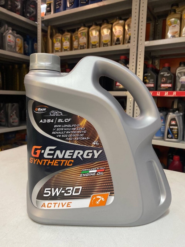 G-Energy Synthetic Active 5w-30 4л