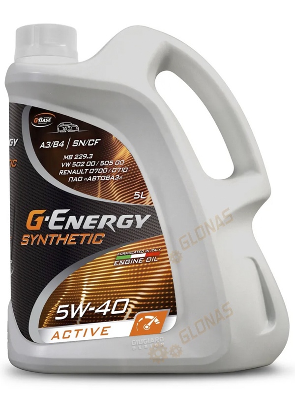 G-Energy Synthetic Active 5w-40 5л
