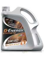 G-Energy Synthetic Super Start 5w-40 5л - фото
