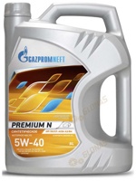Gazpromneft Premium N 5w-40 5л - фото
