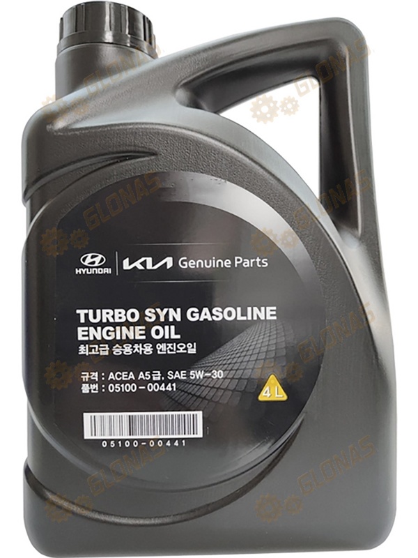 Hyundai Kia Mobis Turbo Syn Gasoline Engine Oil 5w30 4л