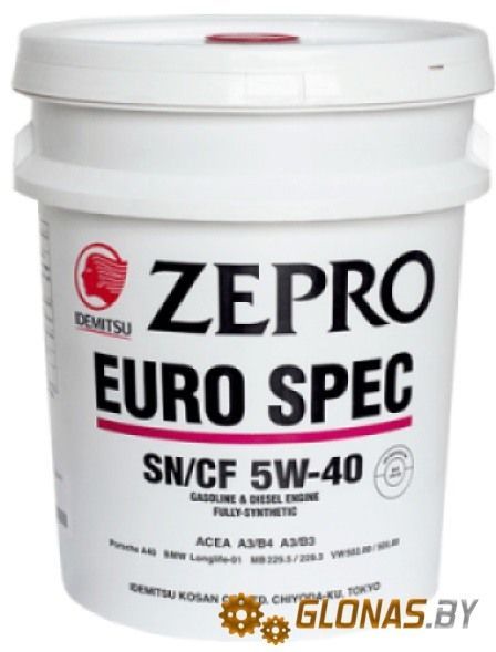 Idemitsu Zepro Euro Spec 5W-40 20л