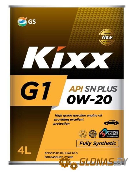 Kixx G1 SN Plus 0W-20 4л