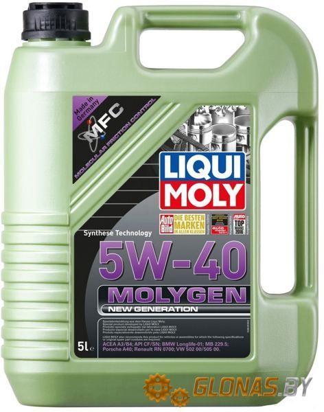 Liqui Moly Molygen New Generation 5w-40 5л