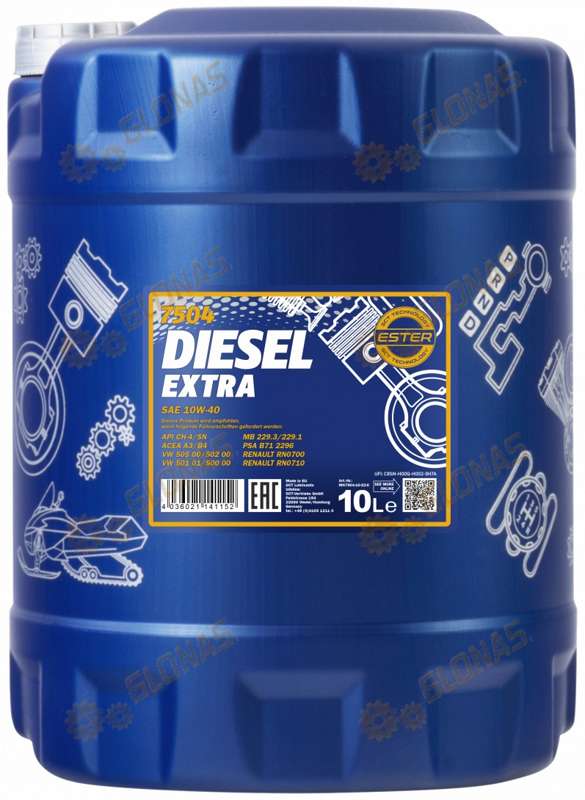 Mannol Diesel Extra 10w-40 10л