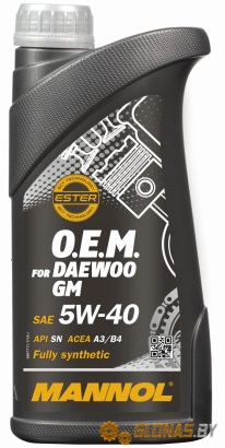 Mannol O.E.M. for Daewoo GM 5W-40 1л