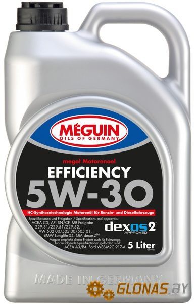 Meguin Megol Efficiency 5W-30 5л
