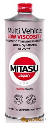 Mitasu MJ-325 LOW VISCOSITY ATF WS 100% Synthetic 1л
