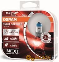 Osram H3 Night Breaker Laser 2шт - фото