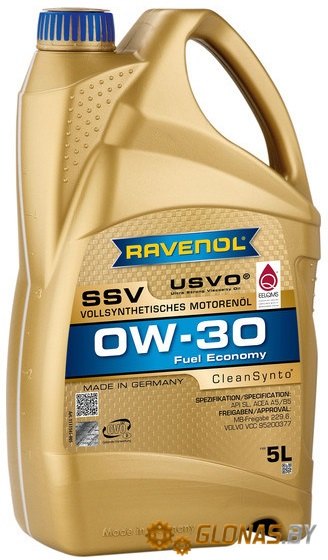 Ravenol SSV Fuel Economy 0W-30 5л