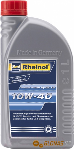 Swd Rheinol Primol Power Synth CS 10W-40 1л
