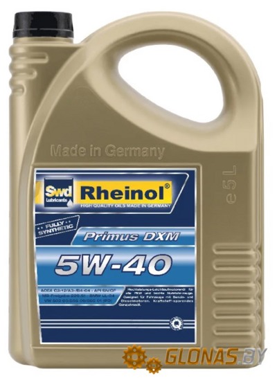 Swd Rheinol Primus DXM 5W-40 5л
