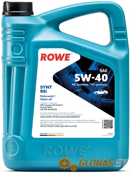Rowe Hightec Synt RSi SAE 5W-40 5л