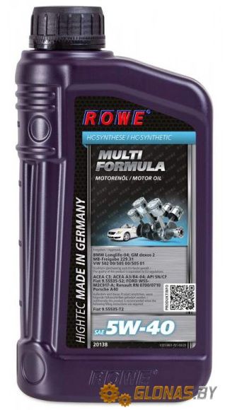 Rowe Hightec Multi Formula SAE 5W-40 1л
