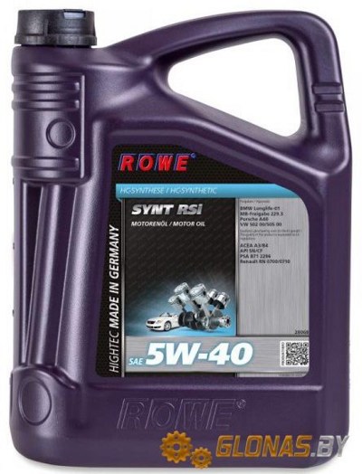 Rowe Hightec Synt RSi SAE 5W-40 5л