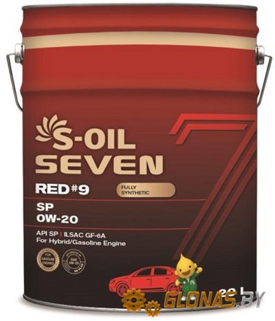 S-Oil 7 RED #9 SP 0W-20 20л