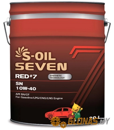 S-Oil 7 RED #7 SN 10W-40 20л