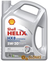 Shell Helix HX8 Professional AG 5W-30 5л - фото