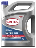 Sintec Super 3000 10w-40 SG/CD 4л - фото