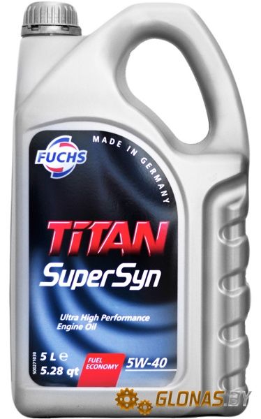 Fuchs Titan Supersyn 5w-40 5л