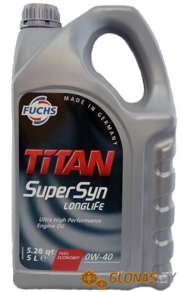 Fuchs Titan Supersyn Longlife 0W-40 5л